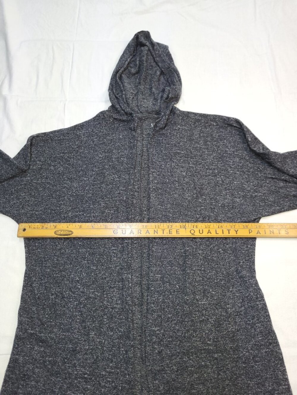 American Eagle Soft & Sexy Plush Grey Hooded Cardigan Size XS - Picture 5 of 11